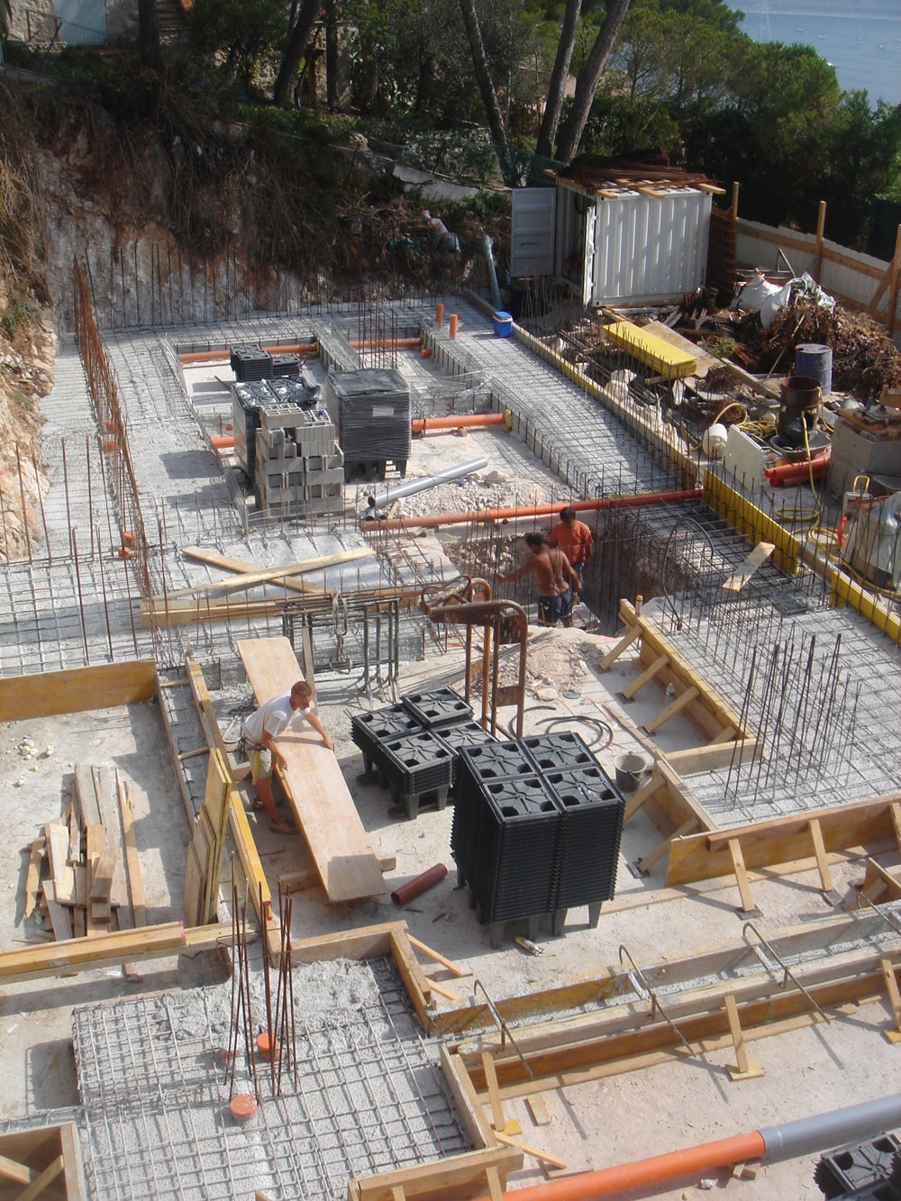 Costruzione di un edificio residenziale