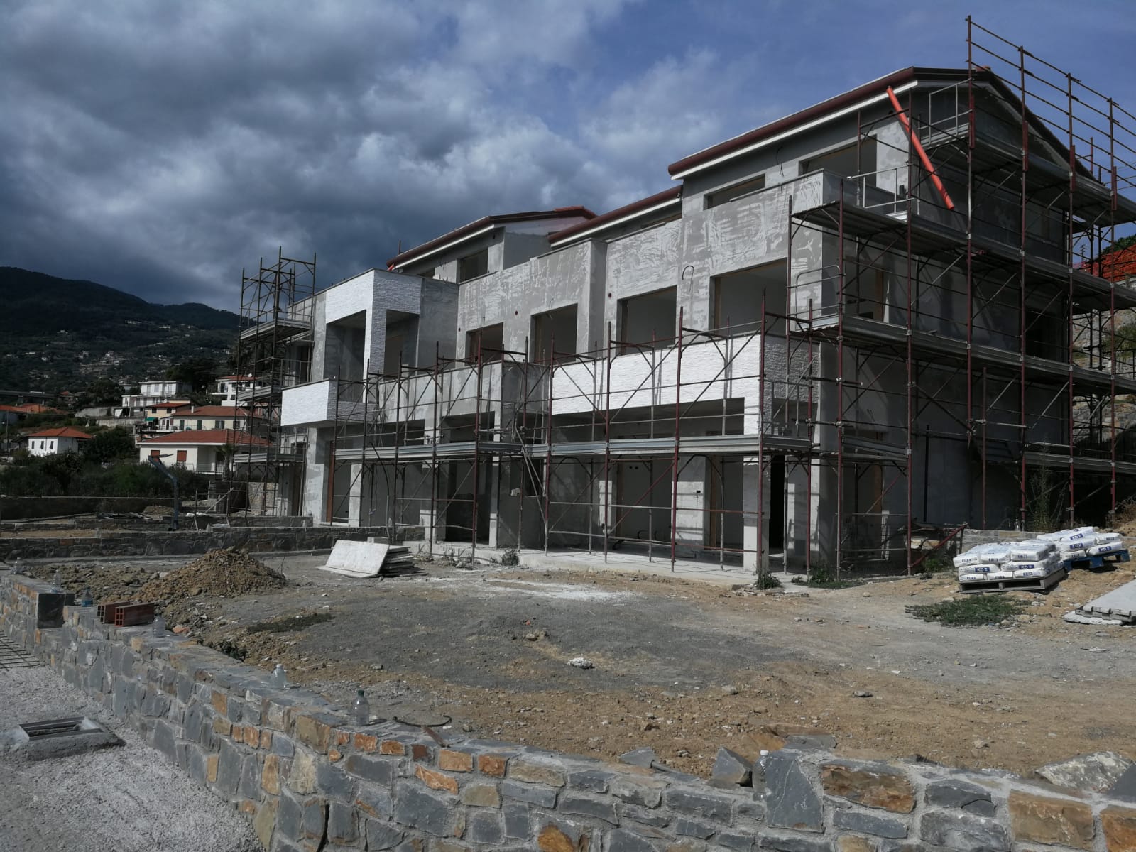 Costruzione di un edificio residenziale