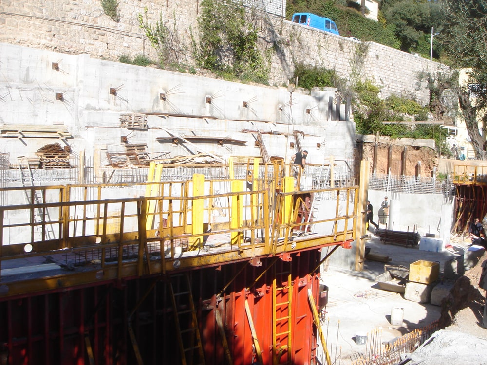 Les Pergolas - Costruzione di un edificio residenziale
