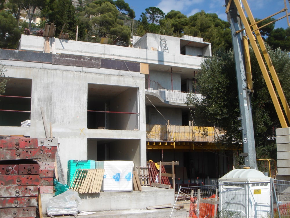 Les Pergolas - Costruzione di un edificio residenziale