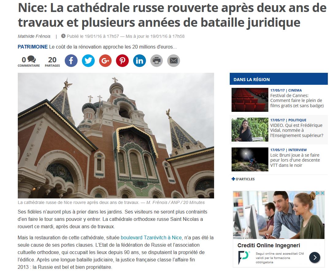 Restauro conservativo della Cattedrale di S. Nicholas